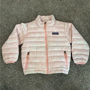 Patagonia Baby Puff Jacket Reversible Pink Size 3